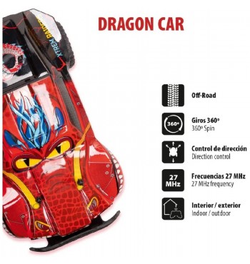 Coche teledirigido Xtrem Raiders Dragon Car, Misc R/c